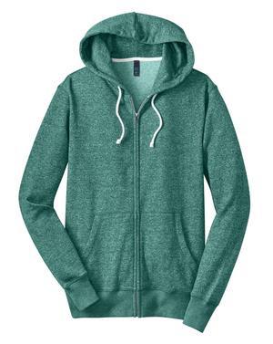 District® - Young Mens Marled Fleece Full-Zip Hoodie