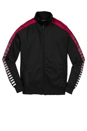Sport-Tek® Youth Dot Sublimation Tricot Track Jacket