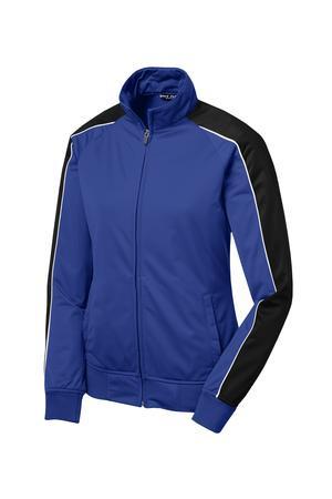 Sport-Tek® Ladies Piped Tricot Track Jacket