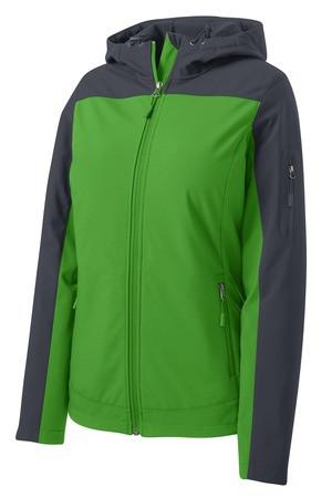 Port Authority® Ladies Hooded Core Soft Shell Jacket