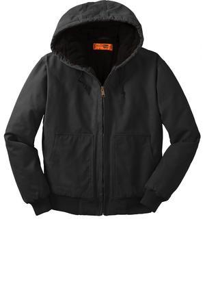 CornerStone® Washed Duck Cloth Insulated Hooded Work Jacket