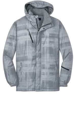 Port Authority® Brushstroke Print Insulated Jacket