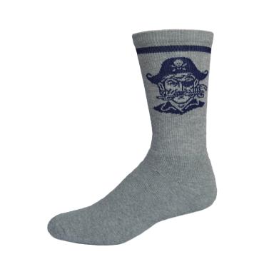 Super Soft Cotton Crew Sock w/ Knit-In Logo
