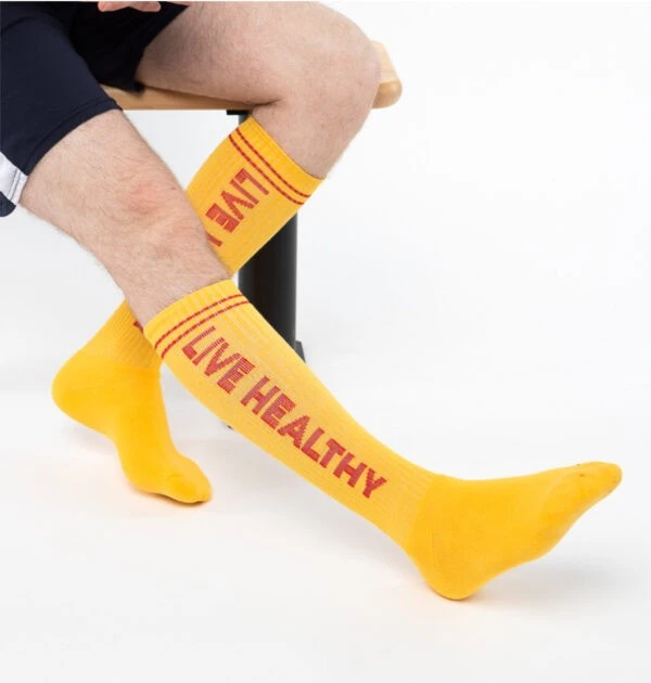 Full Cushion Knee Hi Sock w/ Knit In Logo