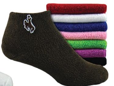 Embroidered Low Cut Fashion Terry Footie