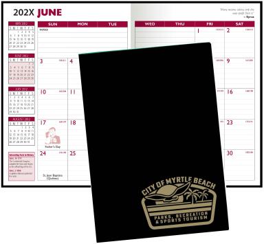 Card Stock Cover 7"X10" Planner w/ Academic Insert