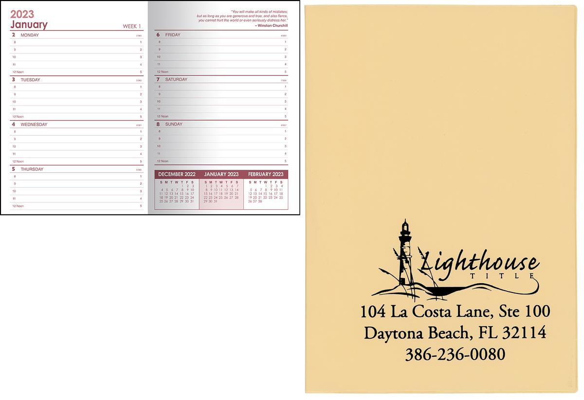 Weekly Planner w/ Standard Vinyl Cover