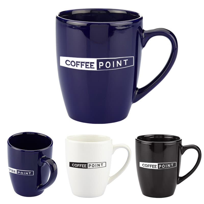 12 Oz. Contemporary Challenger Cafe Ceramic Mug