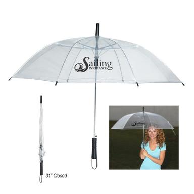 46" ARC CLEAR UMBRELLA