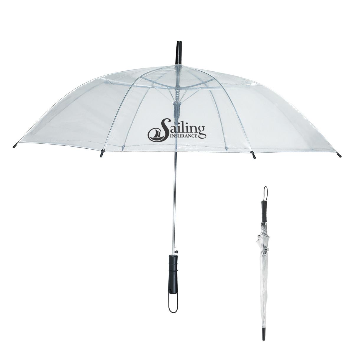 46" ARC CLEAR UMBRELLA