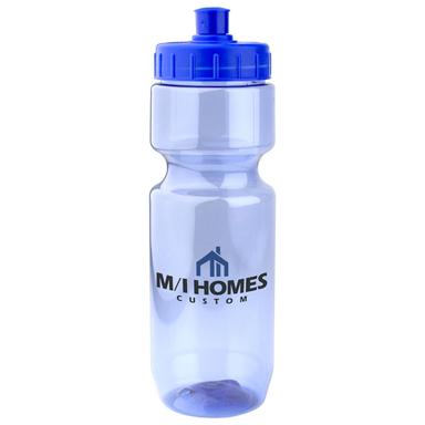 Translucent Bike Bottle Push/Pull Lid 22 oz