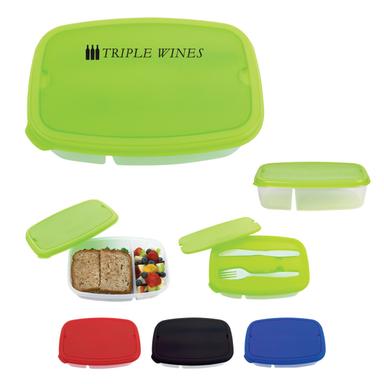 2-SECTION LUNCH CONTAINER