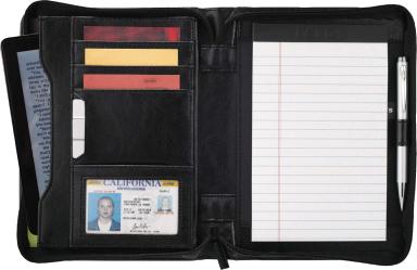 Renaissance Jr. Zippered Padfolio