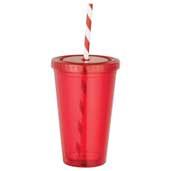 Sedici Striped Straw