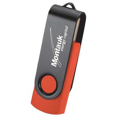 Rotate Black Clip Flash Drive 4GB