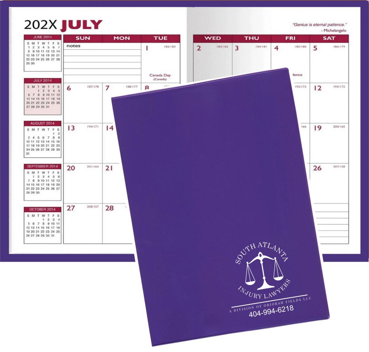 Academic Planner w/ Standard Vinyl Cover