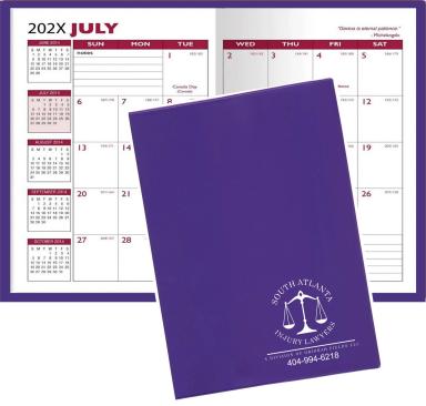 Academic Planner w/ Standard Vinyl Cover