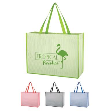 MATTE LAMINATED NON-WOVEN BAHAMA TOTE BAG