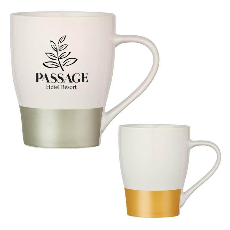 16 OZ. METALLIC STRIPE MUG