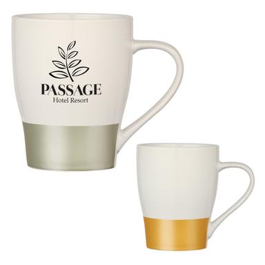 16 OZ. METALLIC STRIPE MUG