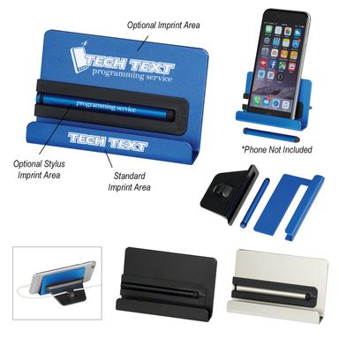Aluminum Phone Stand With Stylus