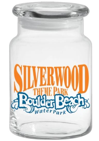 26 oz. Apothecary Jar w/Flat Lid