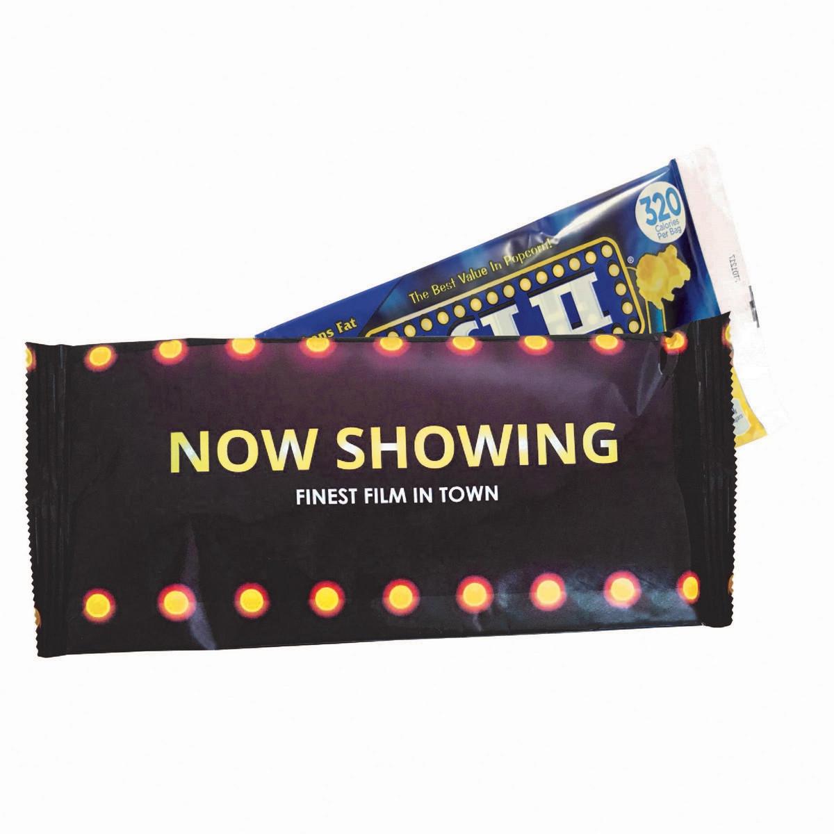 Microwave Popcorn Bag Flat