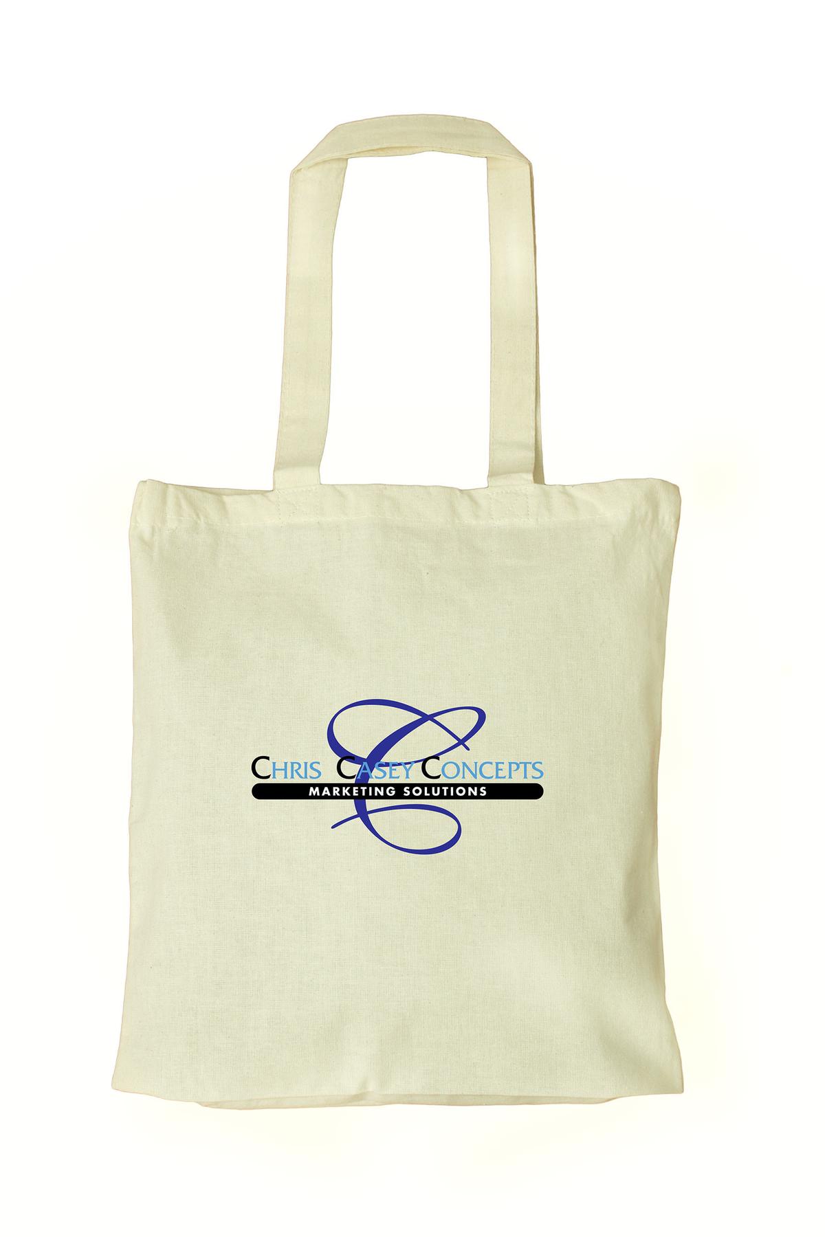 Medium Cotton Tote Bag with Bottom Gusset