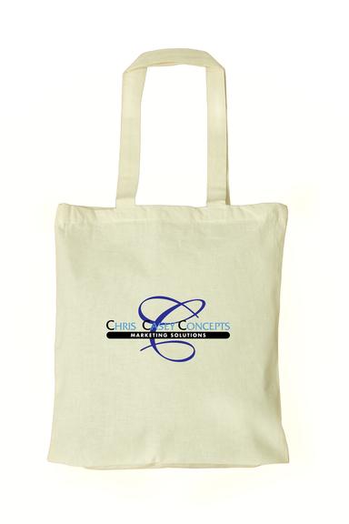 Medium Cotton Tote Bag with Bottom Gusset