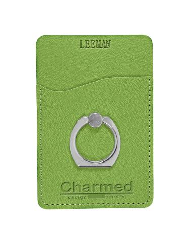TUSCANY™ CARD HOLDER WITH METAL RING PHONE STAND