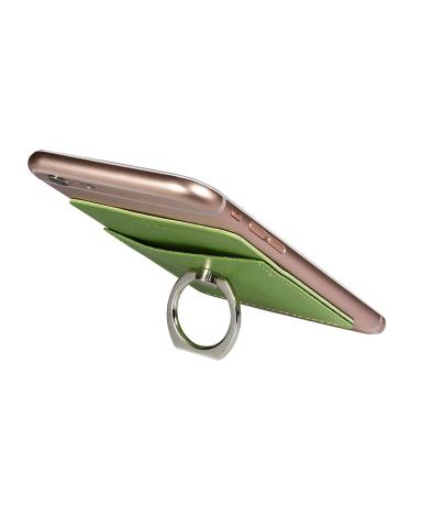 TUSCANY™ CARD HOLDER WITH METAL RING PHONE STAND