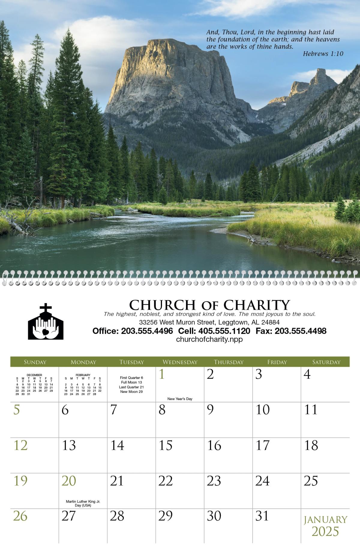 Triumph® Bible Passages Executive Calendar