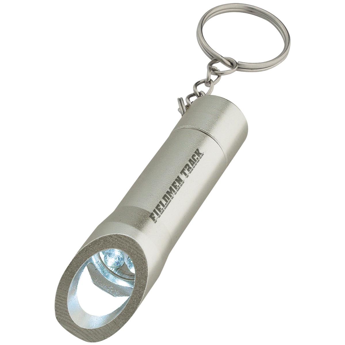 Aluminum LED Flashlight With Bottle Opener
