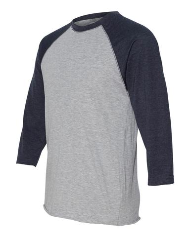 L.A.T. Vintage Fine Jersey 3/4 Sleeve Baseball T-Shirt