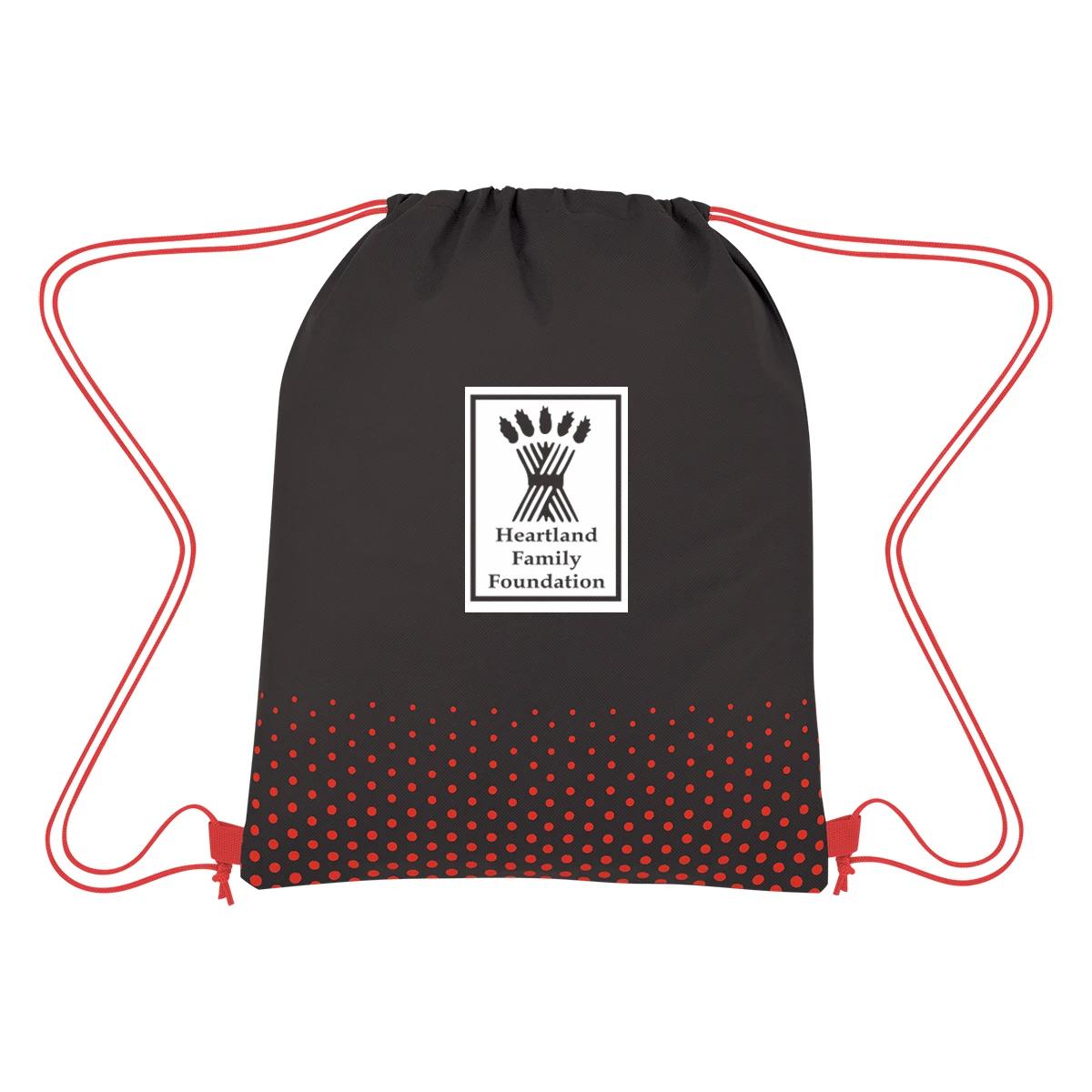 CONNECT THE DOTS NON-WOVEN DRAWSTRING BAG