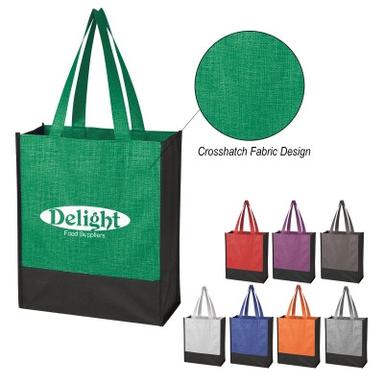 CROSSHATCH MINI NON-WOVEN TOTE BAG