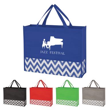 ZIGZAG NON-WOVEN TOTE BAG