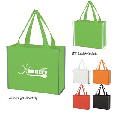 LAMINATED REFLECTIVE NON-WOVEN SHOPPER BAG