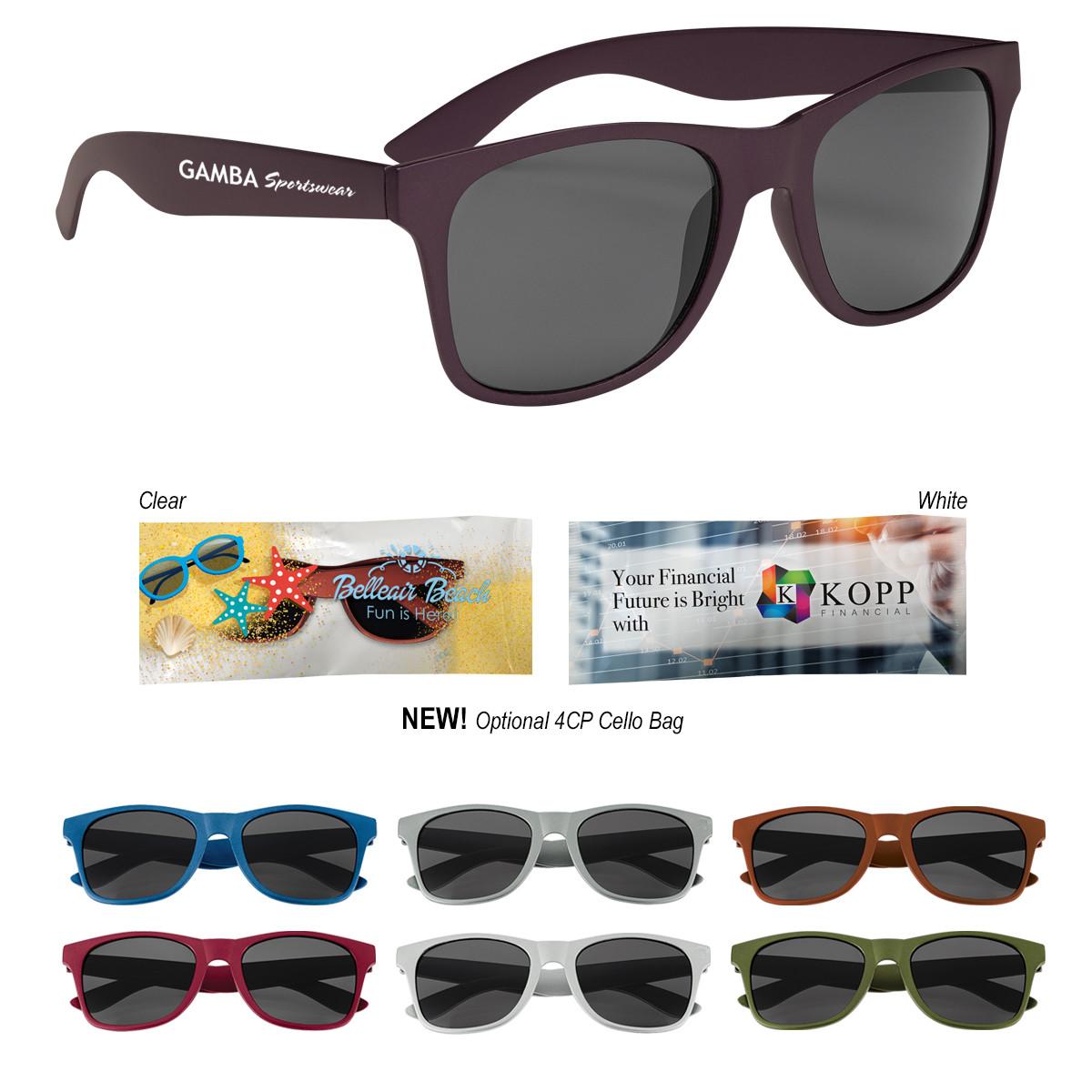 MATTE FINISH MALIBU SUNGLASSES