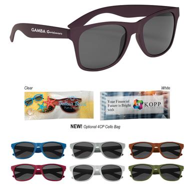 MATTE FINISH MALIBU SUNGLASSES