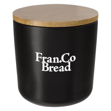 17 Oz. Ceramic Container With Bamboo Lid