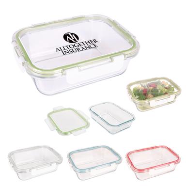 FRESH PREP SQUARE GLASS FOOD CONTAINER