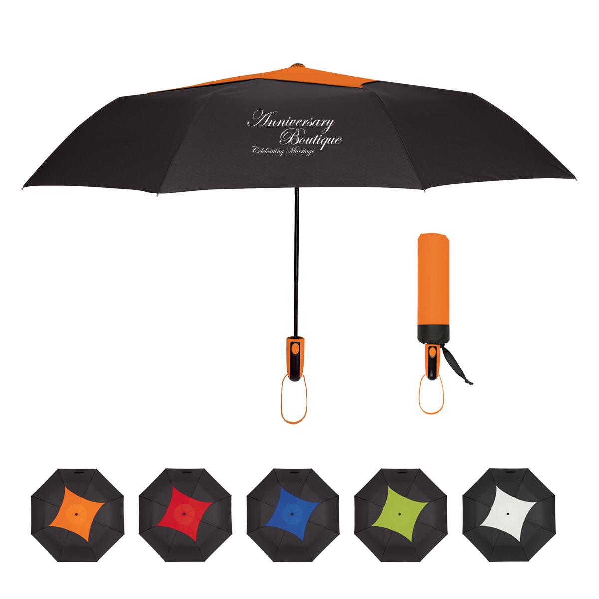 44" ARC TELESCOPIC DIAMOND TOP VENTED UMBRELLA