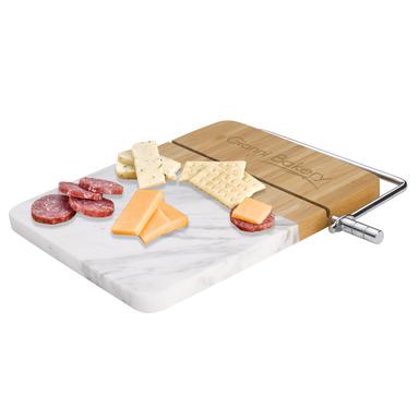 MARBLE CUTTING BOARD CHARCUTERIE SET