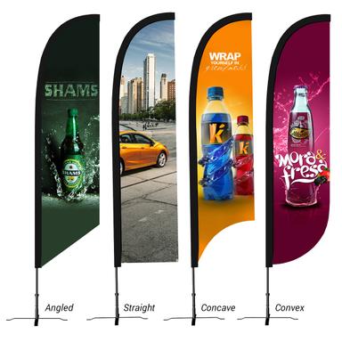 LARGE 15' CUSTOM FEATHER FLAG