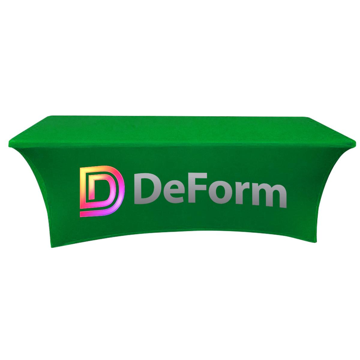 8' STRETCH TABLE COVER (3-SIDED)