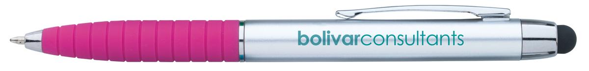 Silver Cool Grip Stylus Pen
