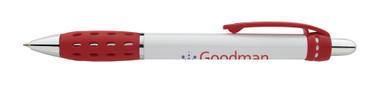 White Oval Grip Pen