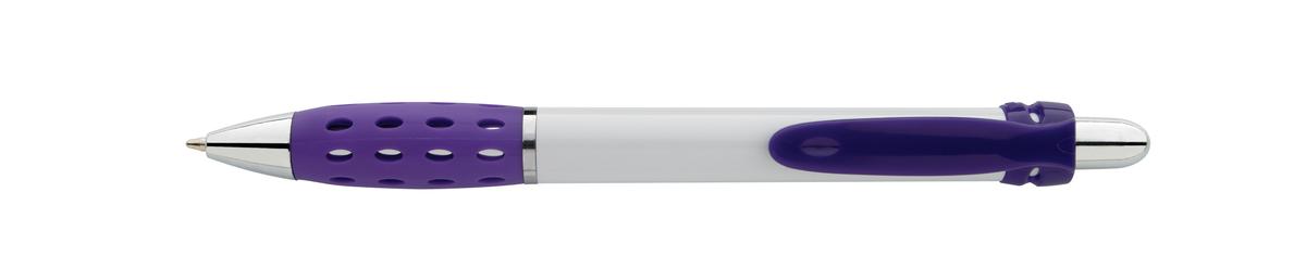 White Oval Grip Pen