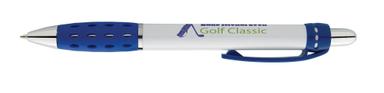 White Oval Grip Pen